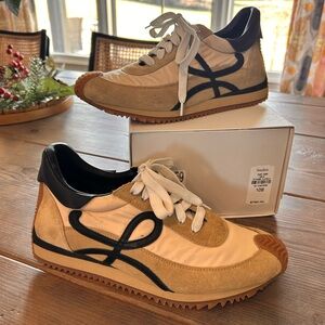 Loewe Tan and Black Women's Sneakers
